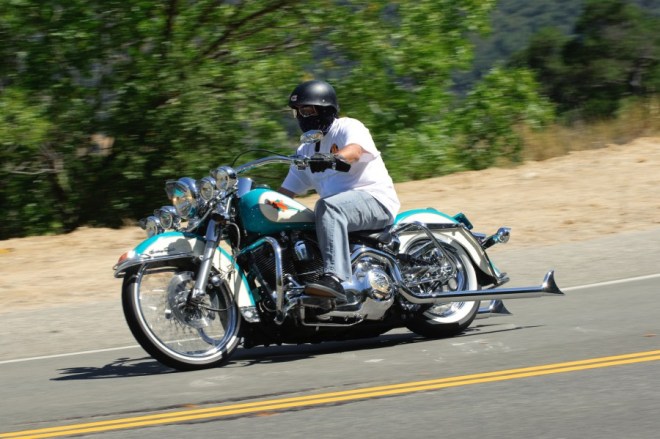SoftailCornering